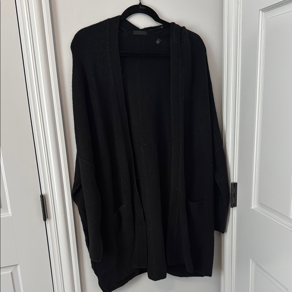 ATM Anthony Thomas Melillo Black Cardigan Sweater
